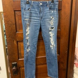 High-Waisted American Eagle Jeans